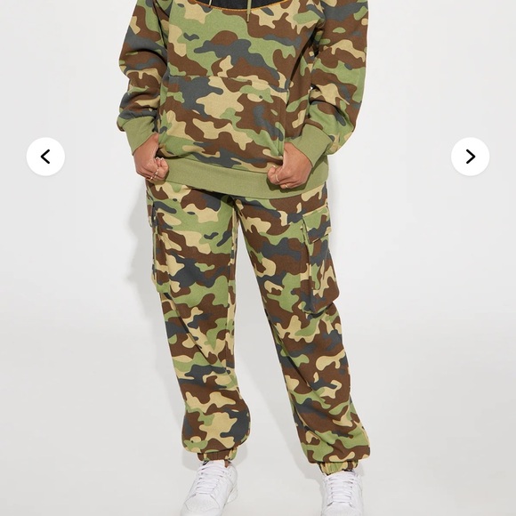 Von Dutch Green Camouflage Pullover - Picture 4 of 7